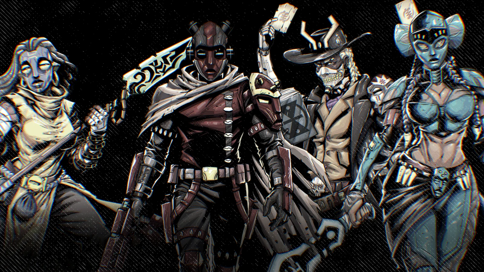 Hunters in ink